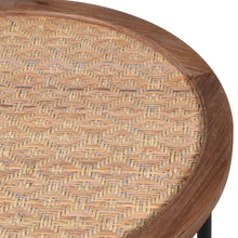 Load image into Gallery viewer, Rattan Top Nest Tables (Set Of 2)