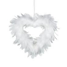 Load image into Gallery viewer, White Feather Hanging Decoration (Two Sizes)