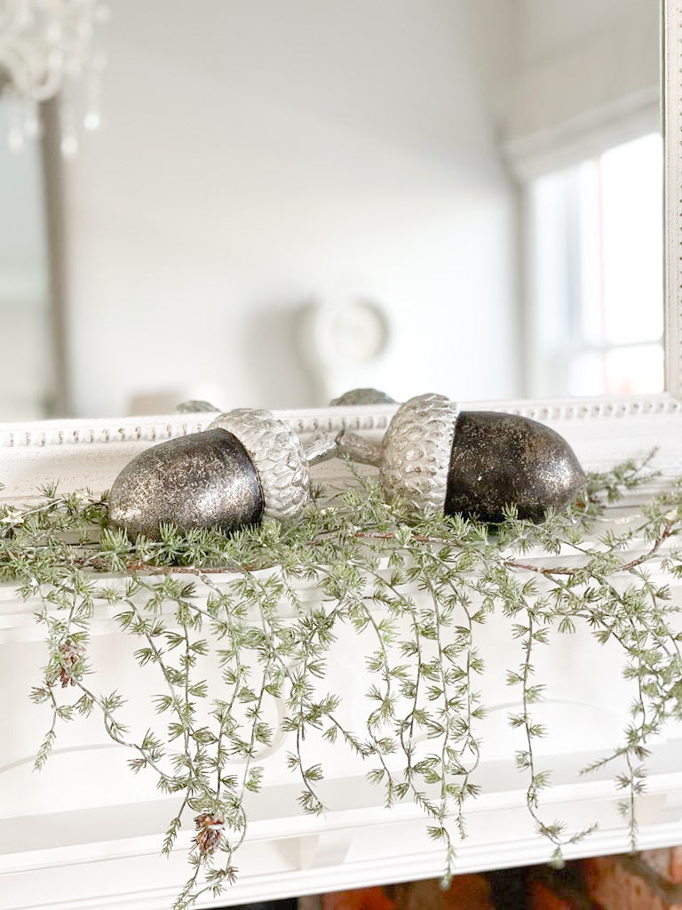 Pair of Christmas Acorns (Three Sizes Available)