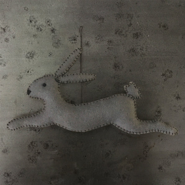 Grey Leaping Rabbit