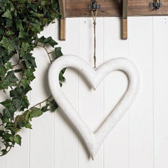 Open White Heart (2 sizes)