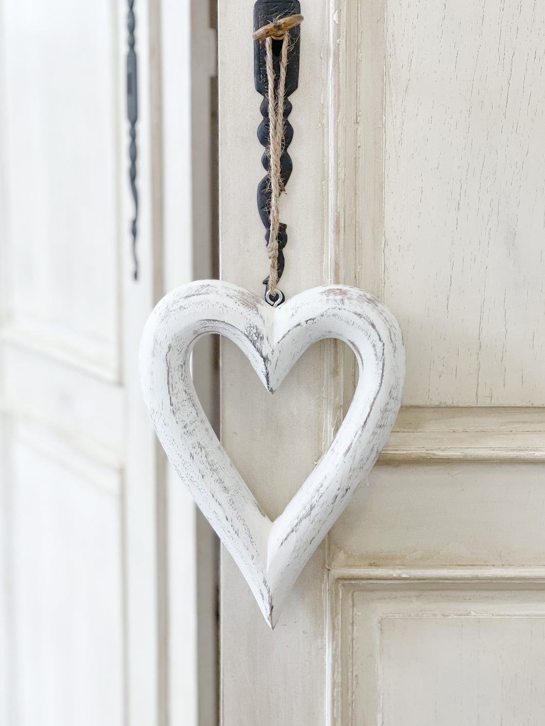 Small White Chubby Heart