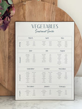 Load image into Gallery viewer, Vegetable Season Sign

