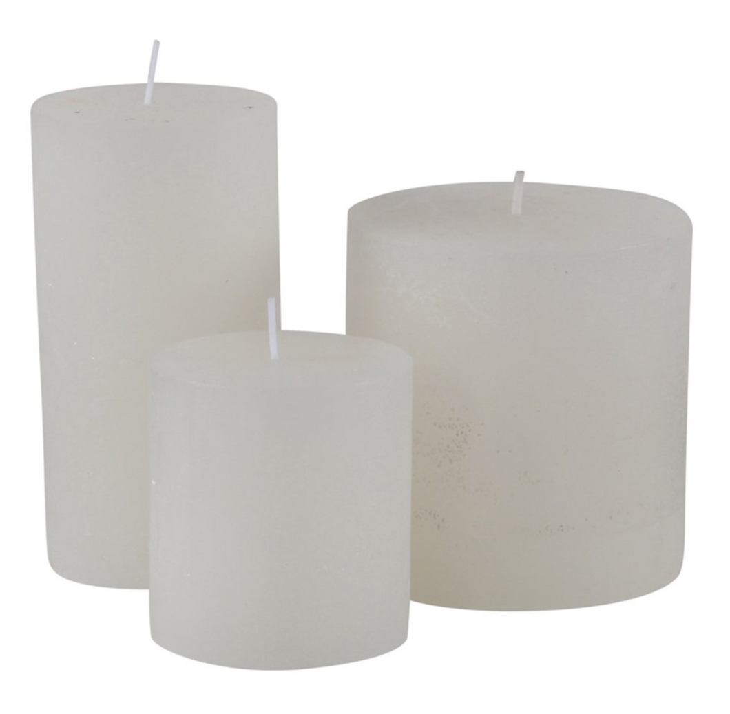 Rustic Pillar Candle (3 Sizes)