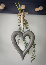 Load image into Gallery viewer, Small Grey Chubby Heart
