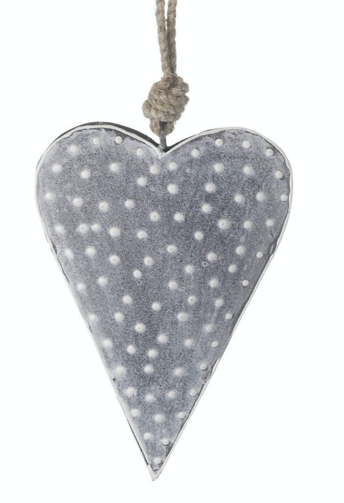 Metal Dotty Heart